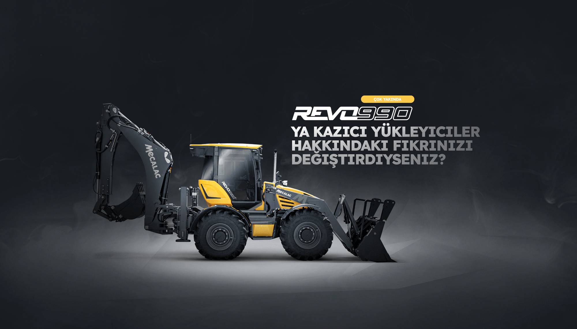 Kabini Dönen JCB Kabini Dönen Kazıcı Yükleyici